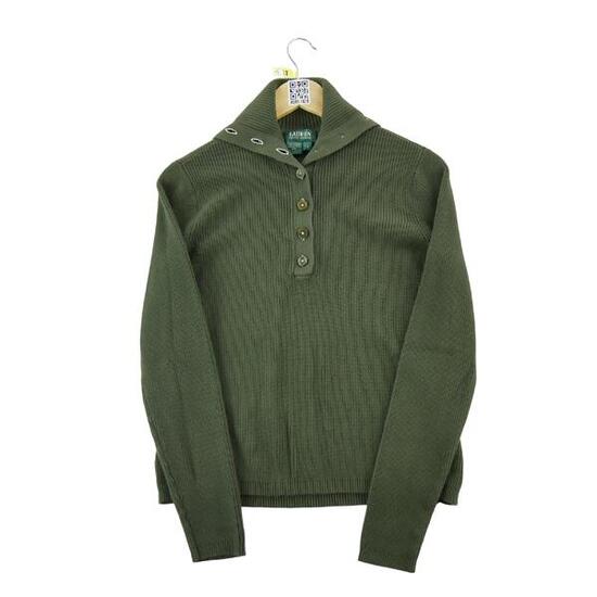 Second life - Damski sweter w kolorze khaki - Stan dobry