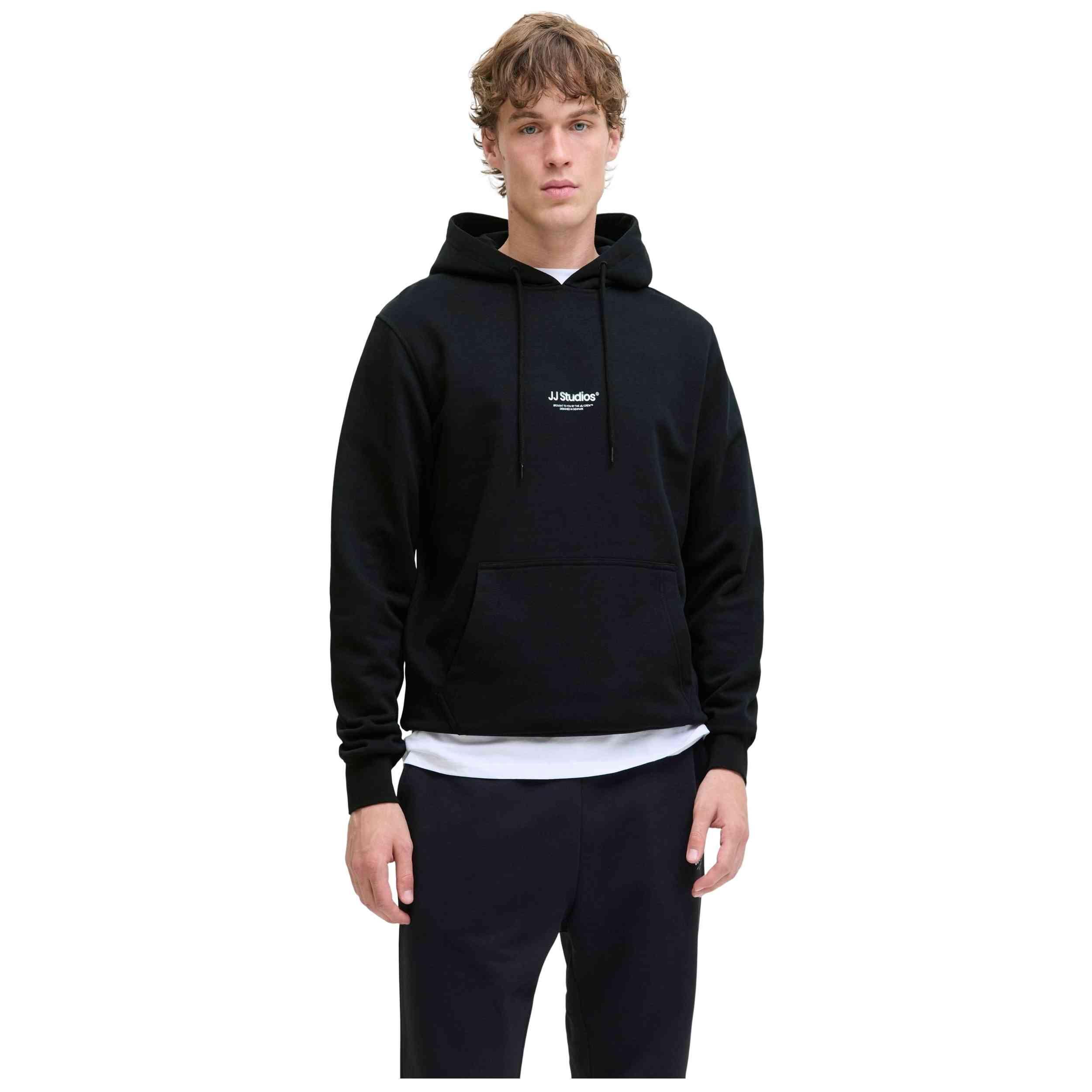 Felpa con cappuccio Jack&jones modello 12278789-BLK per uomini 3/5