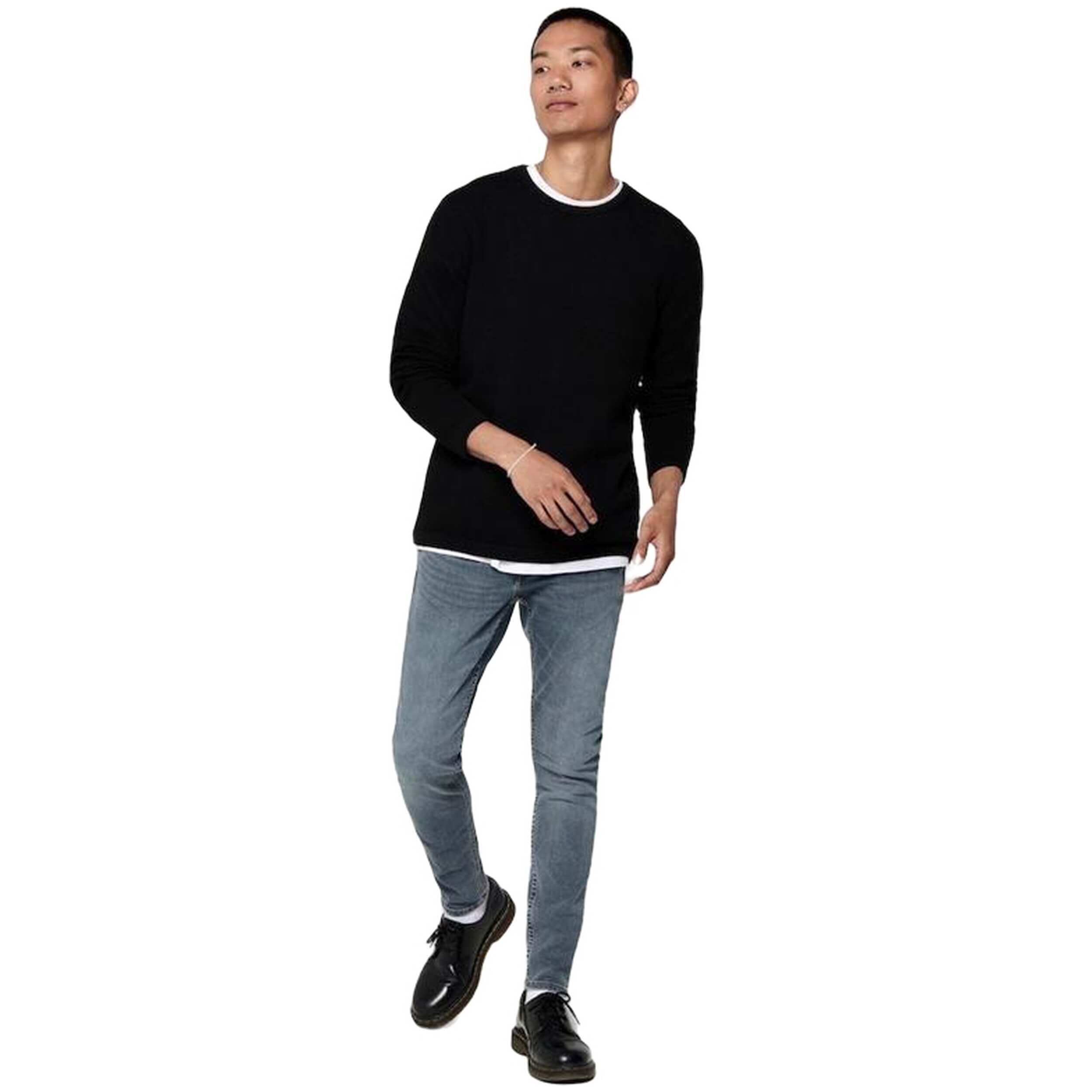 Sudadera Only & sons modelo 22016980-black para hombre 5/5