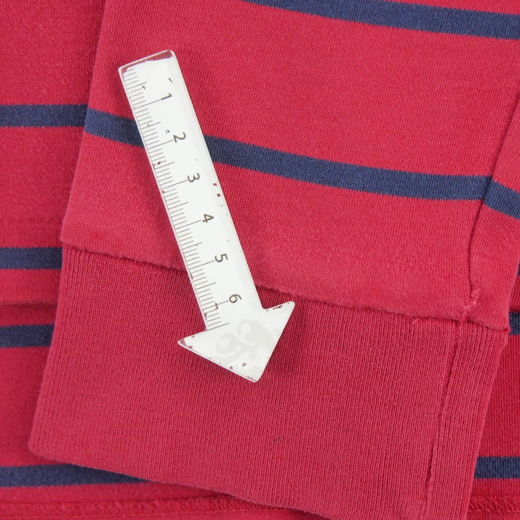 Herren Langarm Polo Rot 7/7