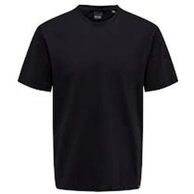 T-shirt met korte mouwen only & sons model 22025208-black voor mannen