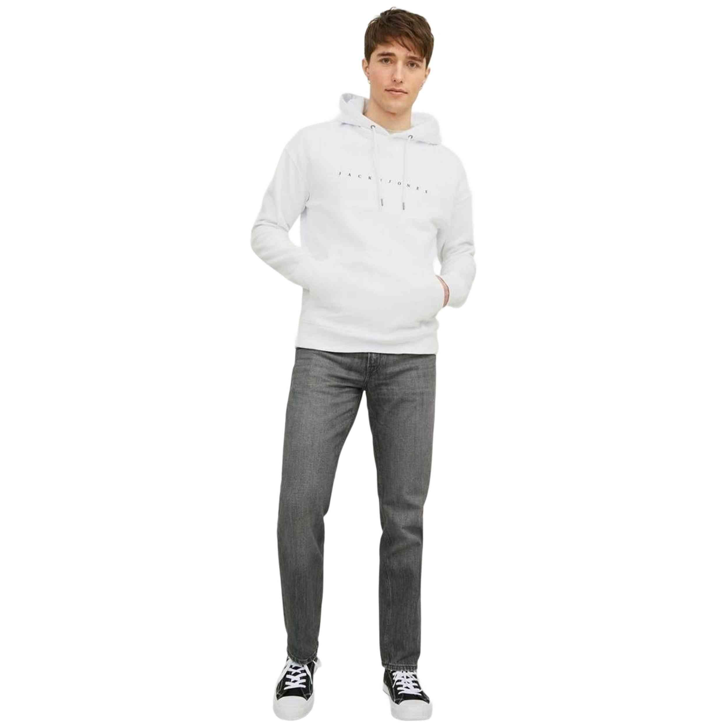 Felpa con cappuccio Jack&jones modello 12233972-WHT per uomini 2/5