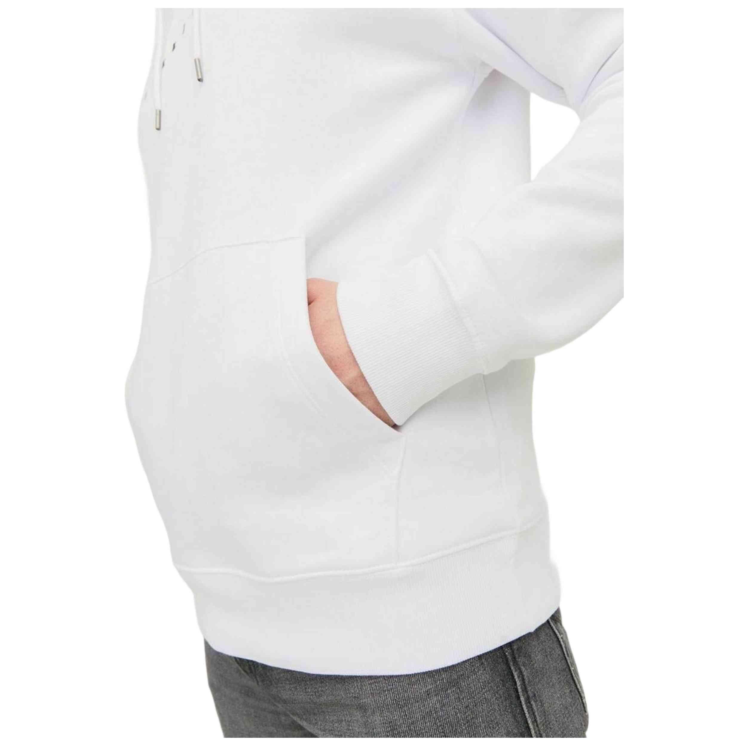 Felpa con cappuccio Jack&jones modello 12233972-WHT per uomini 5/5
