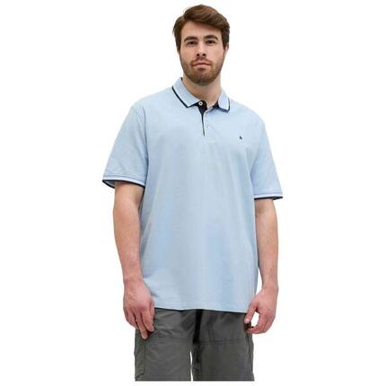 Polo à manches courtes Jack&jones modèle 12143859-CHAMBRAYBLUE-PLAY pour enfants