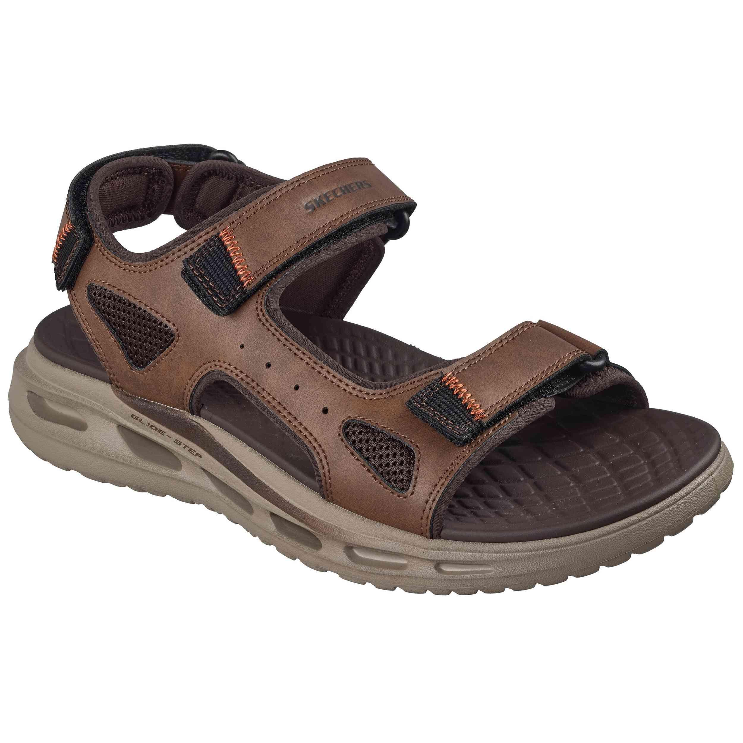 Sandales Skechers modèle 211371-BRN pour homme 4/5