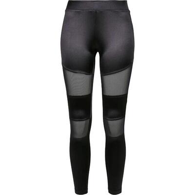 Dames legging urban classics shiny tech mesh