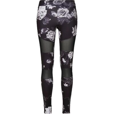 Legging dames grote maten urban classics tech mesh aop