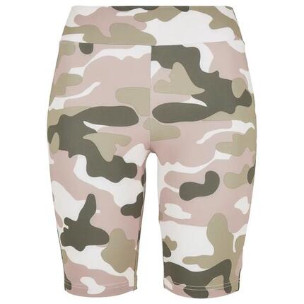 Short cycliste femme Urban Classics high waist camouflage tech (Grandes tailles)