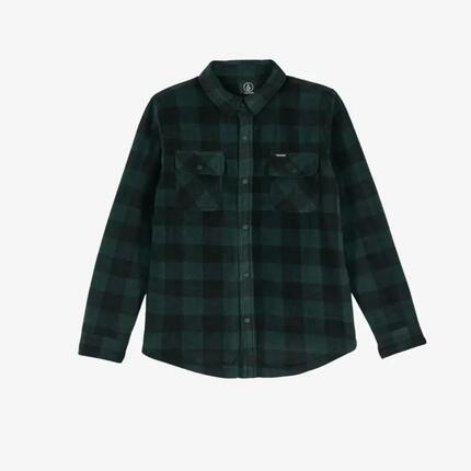 Camisa Volcom Bowered LS Negro Verde