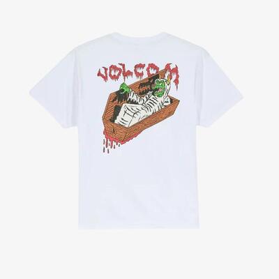 T-shirt volcom fa jj villard wit