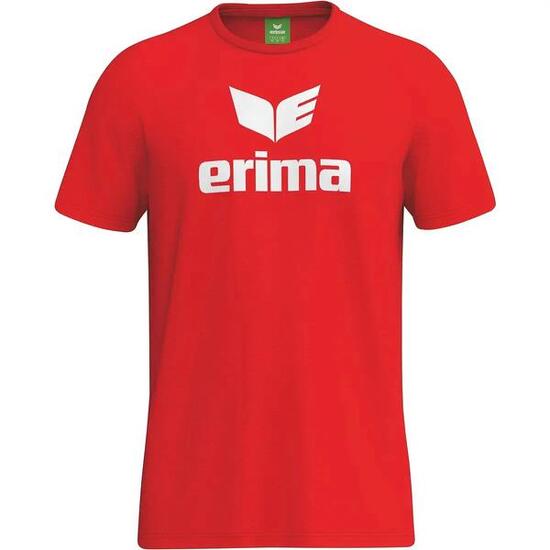 Maglietta promozionale Erima Junior rossa 100% cotone.