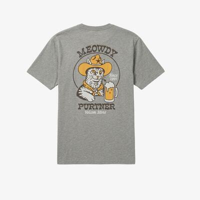 T-shirt volcom meowdy hth grijs