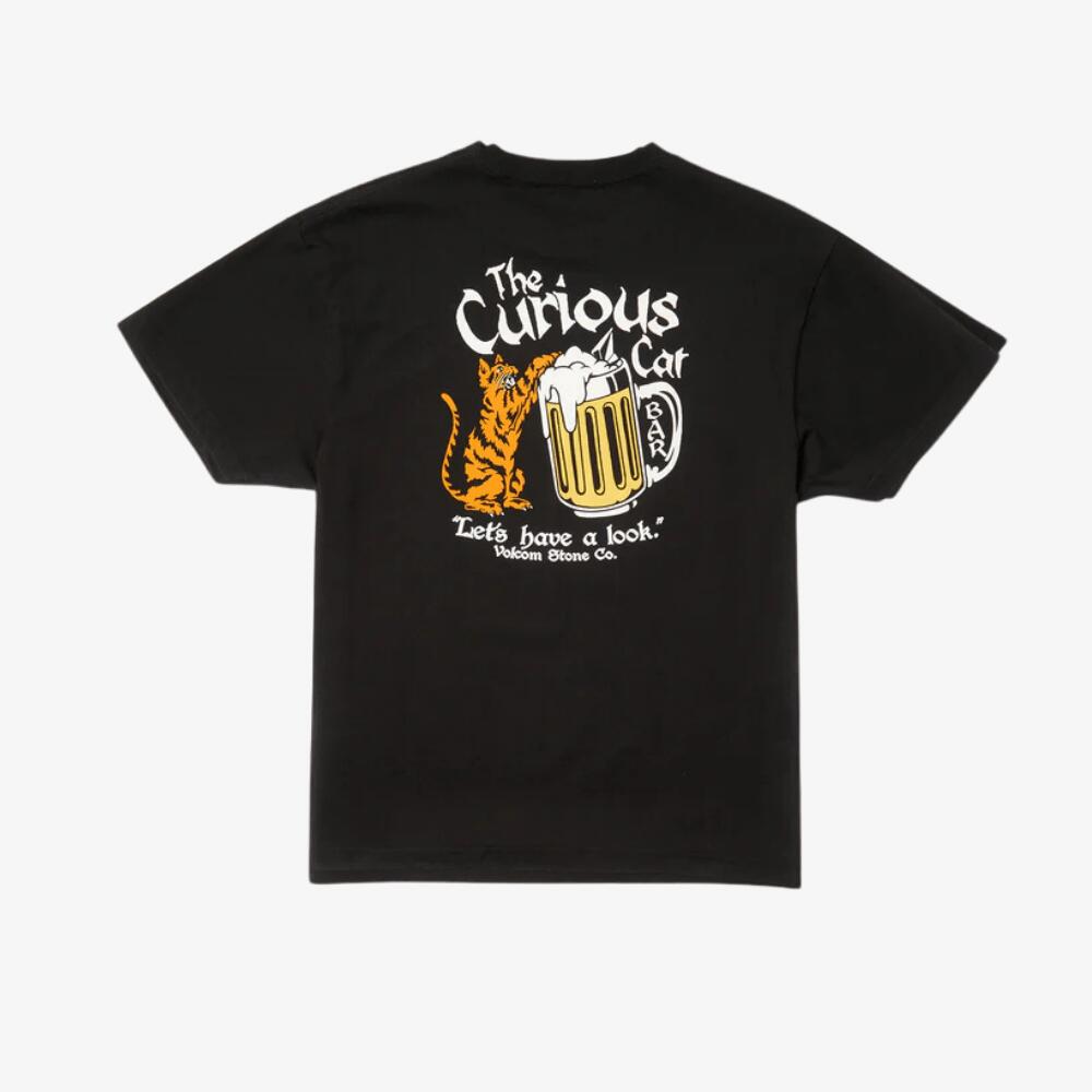 Tricou Volcom Pisica Curioasă negru