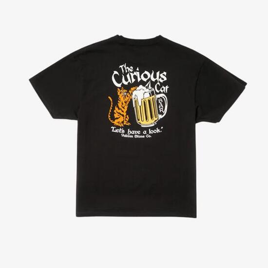 Koszulka Volcom Ciekawski Kot czarna