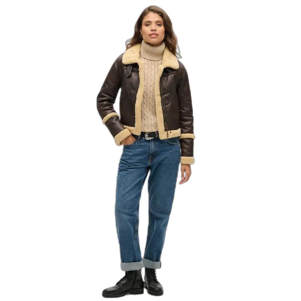 Pull ample torsadé à col roulé femme Superdry 3/6