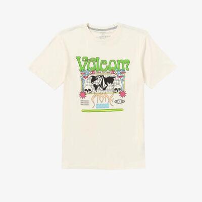 T-shirt volcom werelds off white