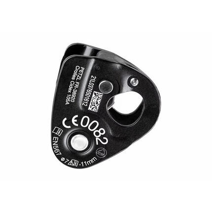 Poulie Petzl Nano Traxion ultra légère 53 g noir 7–11 mm