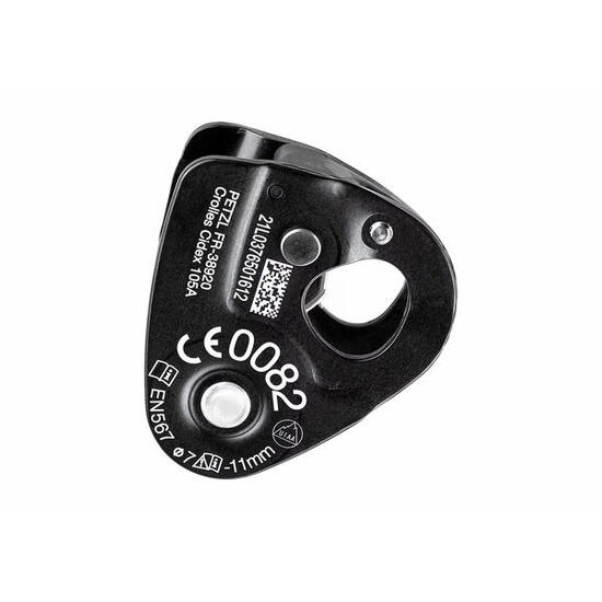 Poulie Petzl Nano Traxion ultra légère 53 g noir 7–11 mm