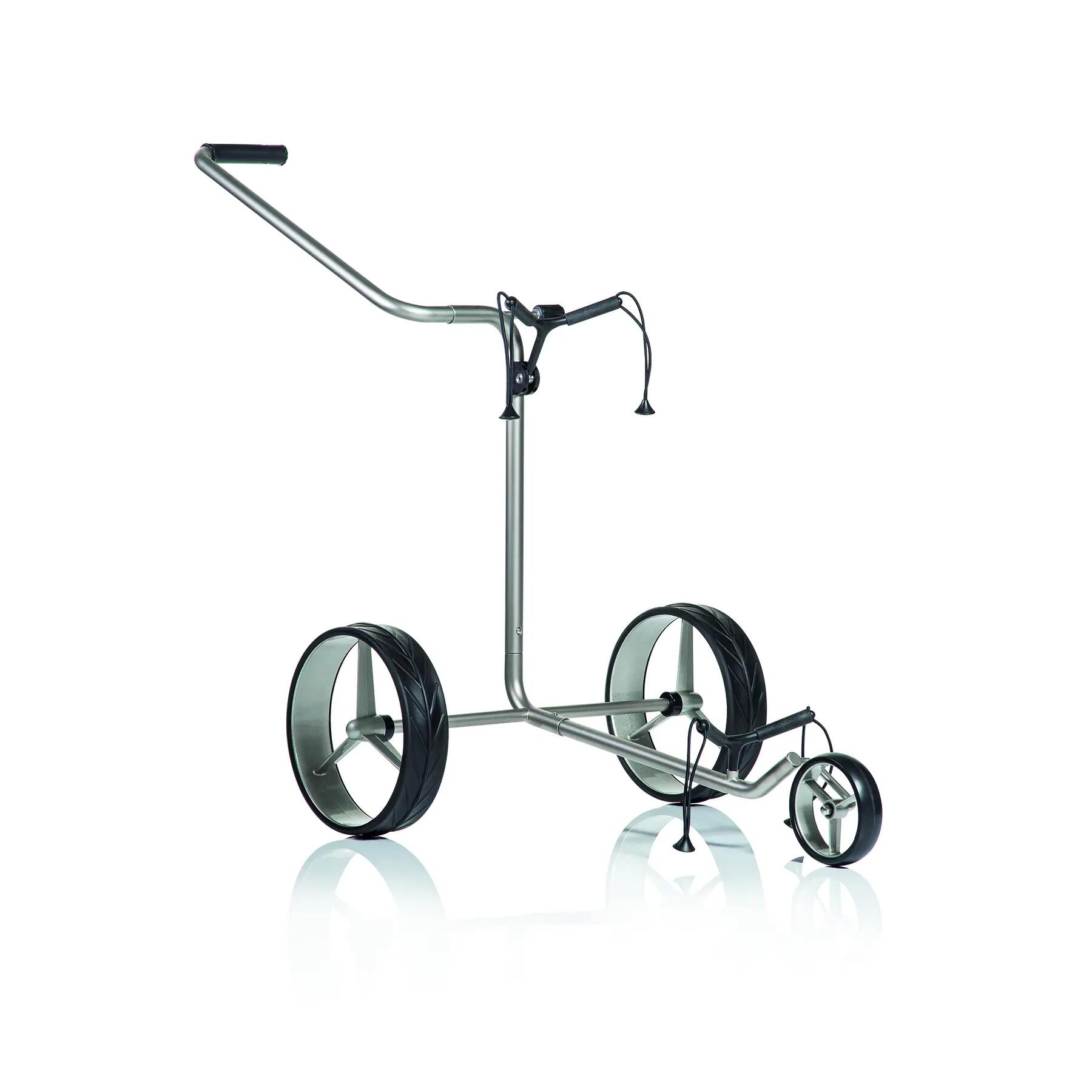 Wózek golfowy JuCad Acier Inoxydable 3-kołowy 2/4