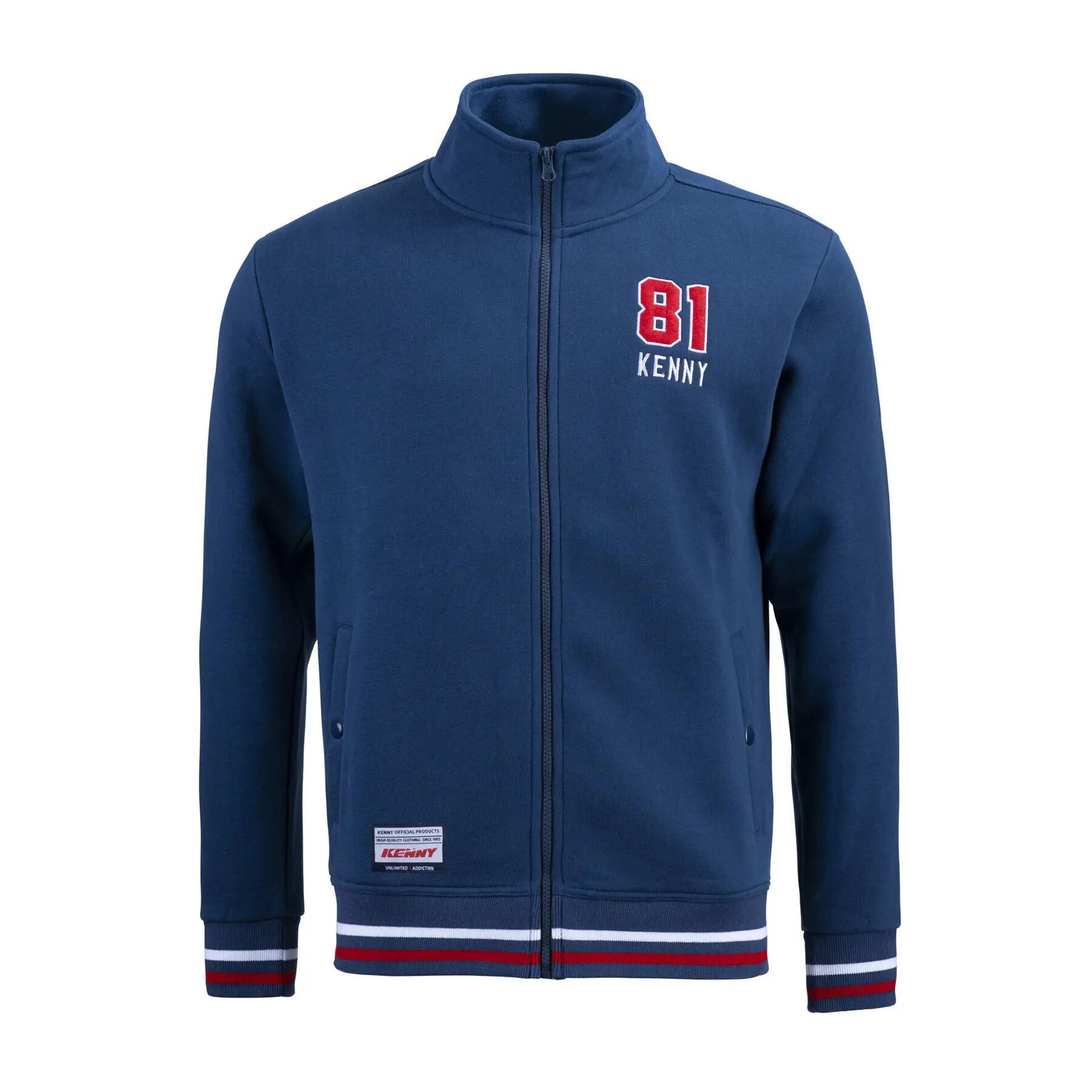 Sweat zippé Kenny Academy Bleu marine 4/4