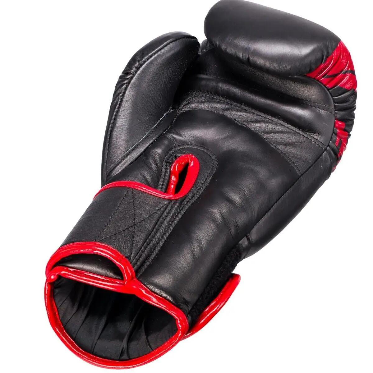 (Kick)bokshandschoenen volwassenen Pro Range BGL 1 V3 Black / Red Foil 3/7