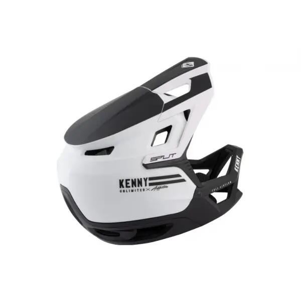 Casque Intégral Kenny Split Blanc / Noir 5/6