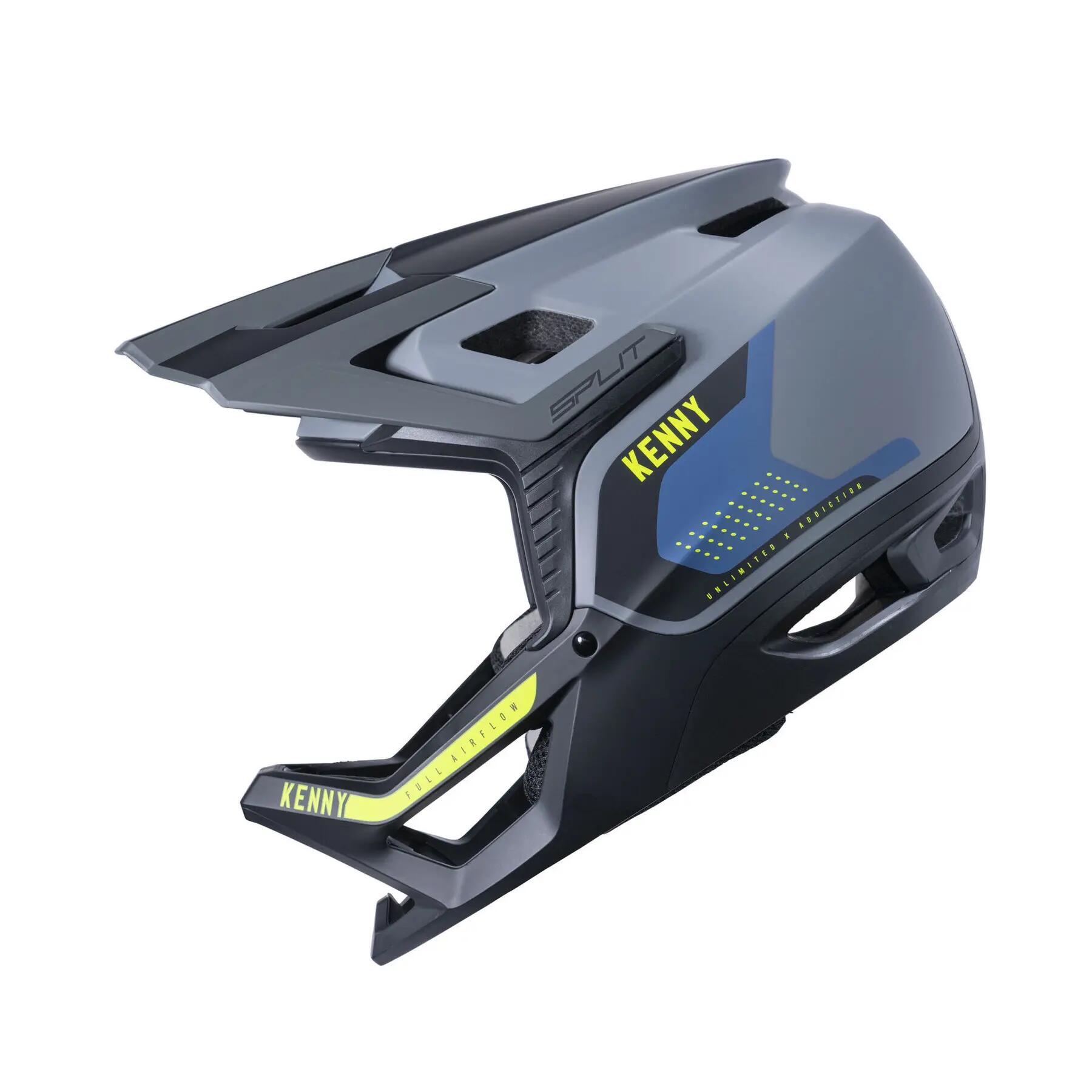Casque Intégral Kenny Split Gris 7/7