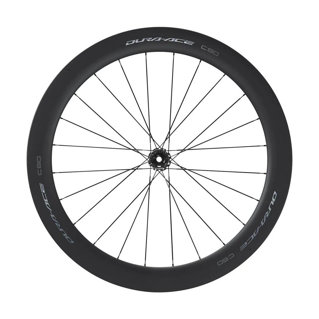 Disc brake bicycle wheel Shimano Dura-ACE WH-R9270-C60-HR-TU-F center lock