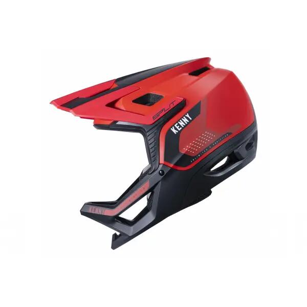 Casque Intégral Kenny Split Rouge 5/7