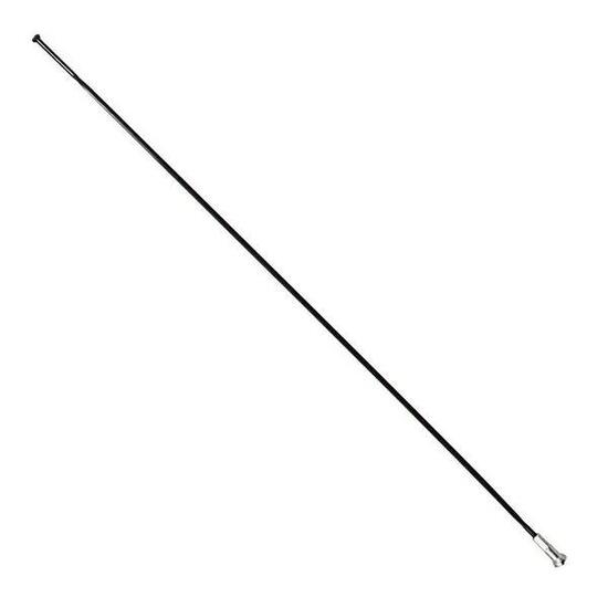 Flache Edelstahl-Speiche mit geradem Kopf und Muttern P2R Sapim 272 mm