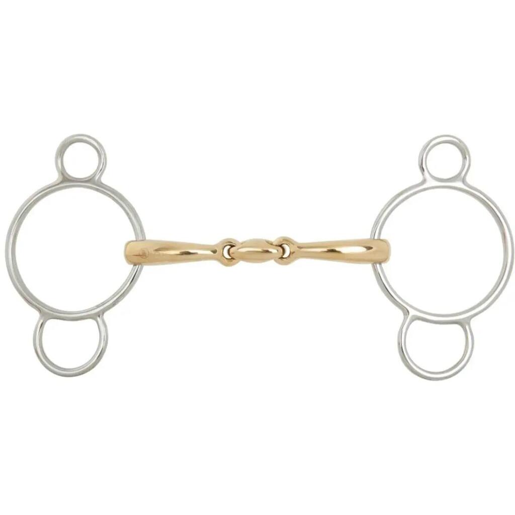 Pessoa bit for double-jointed horses BR Equitation Soft Contact