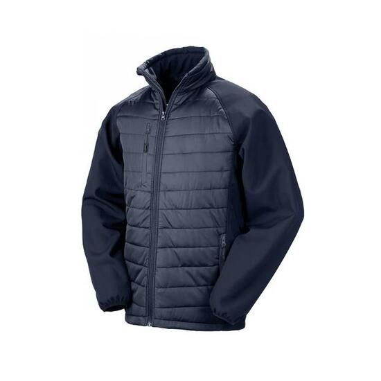 Doudoune recyclée Result Softshell Black Compass Softshell