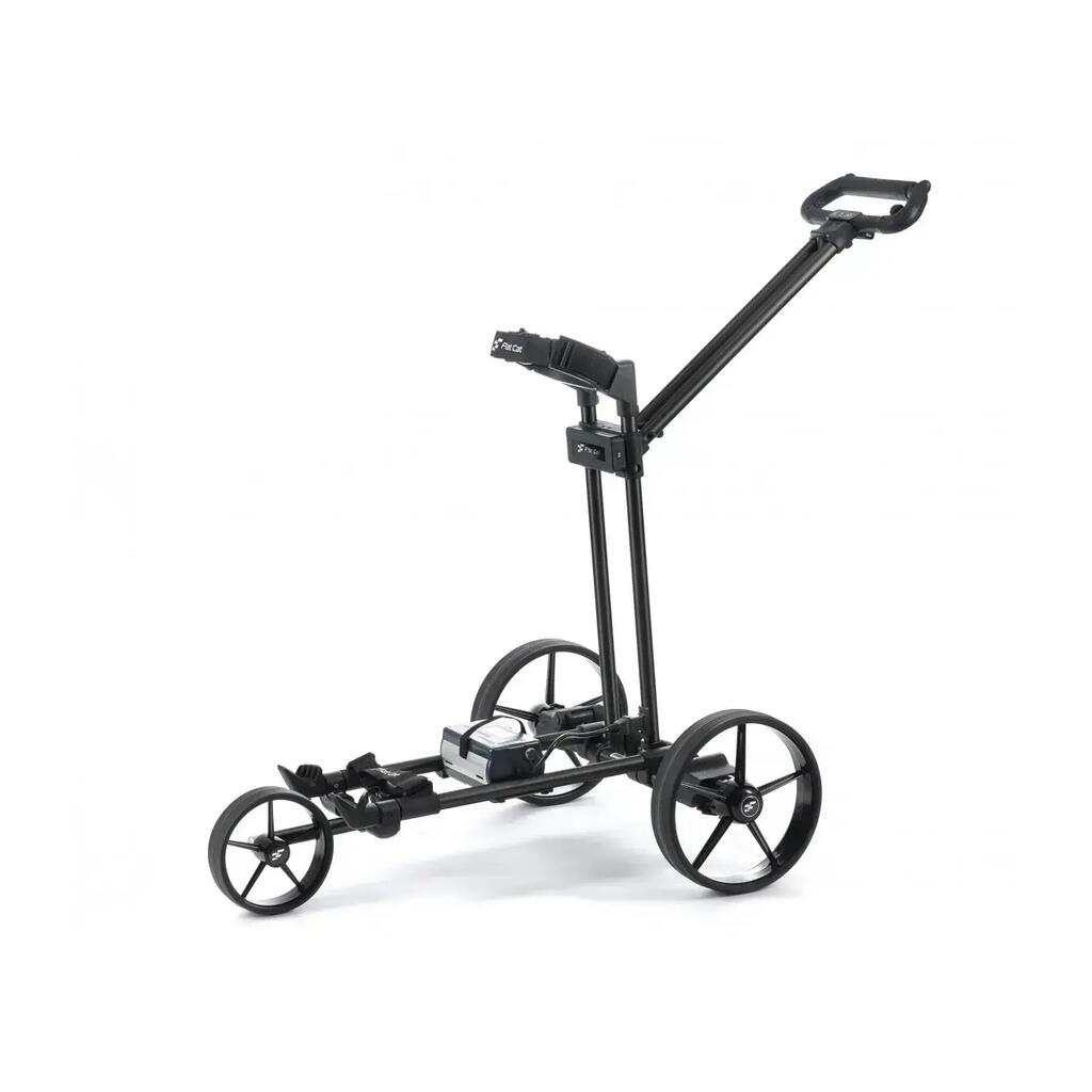 FLAT CAT Ahead Black Li-Fe Electric Golf Trolley