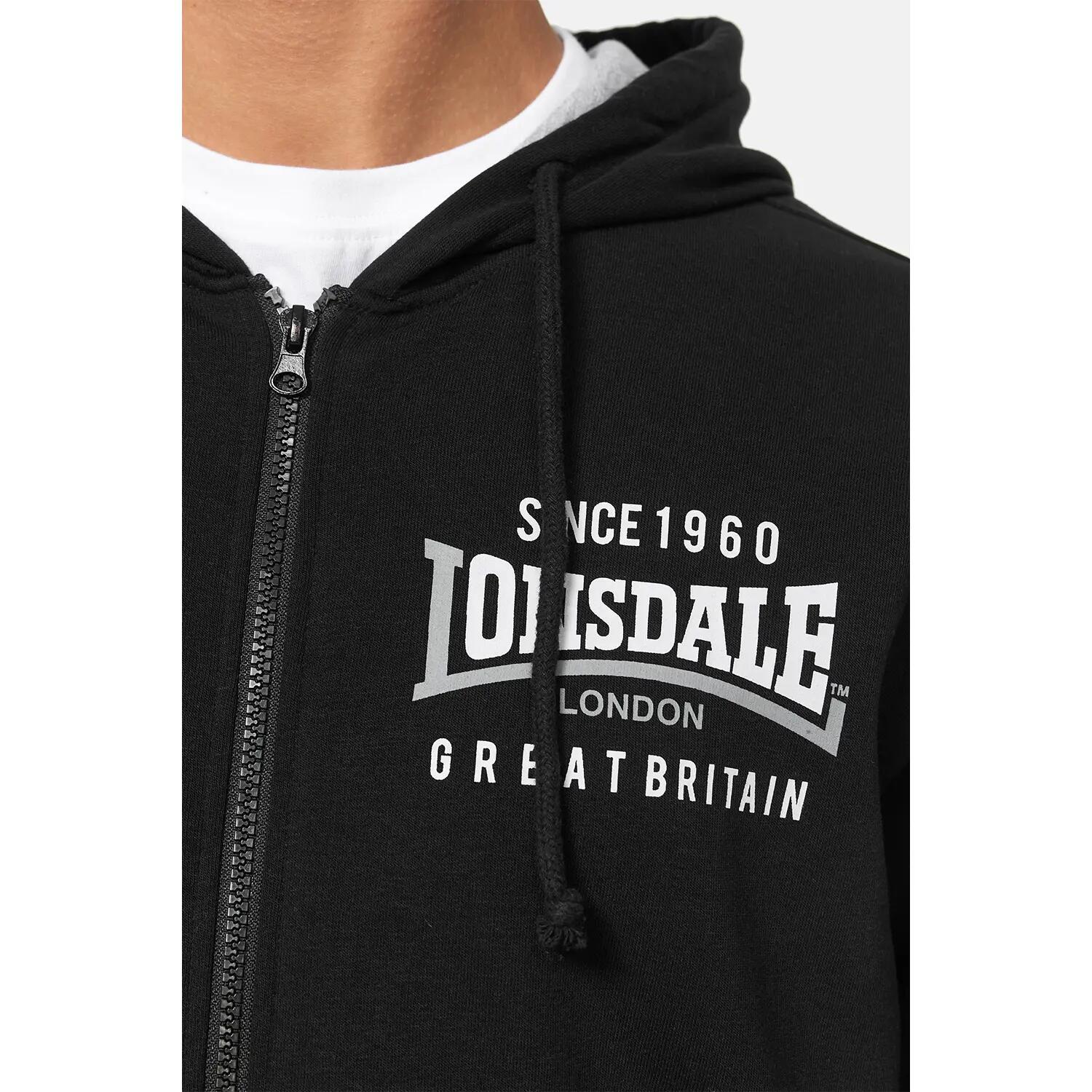 Sudadera con capucha y cremallera Lonsdale Lintmill 2/5