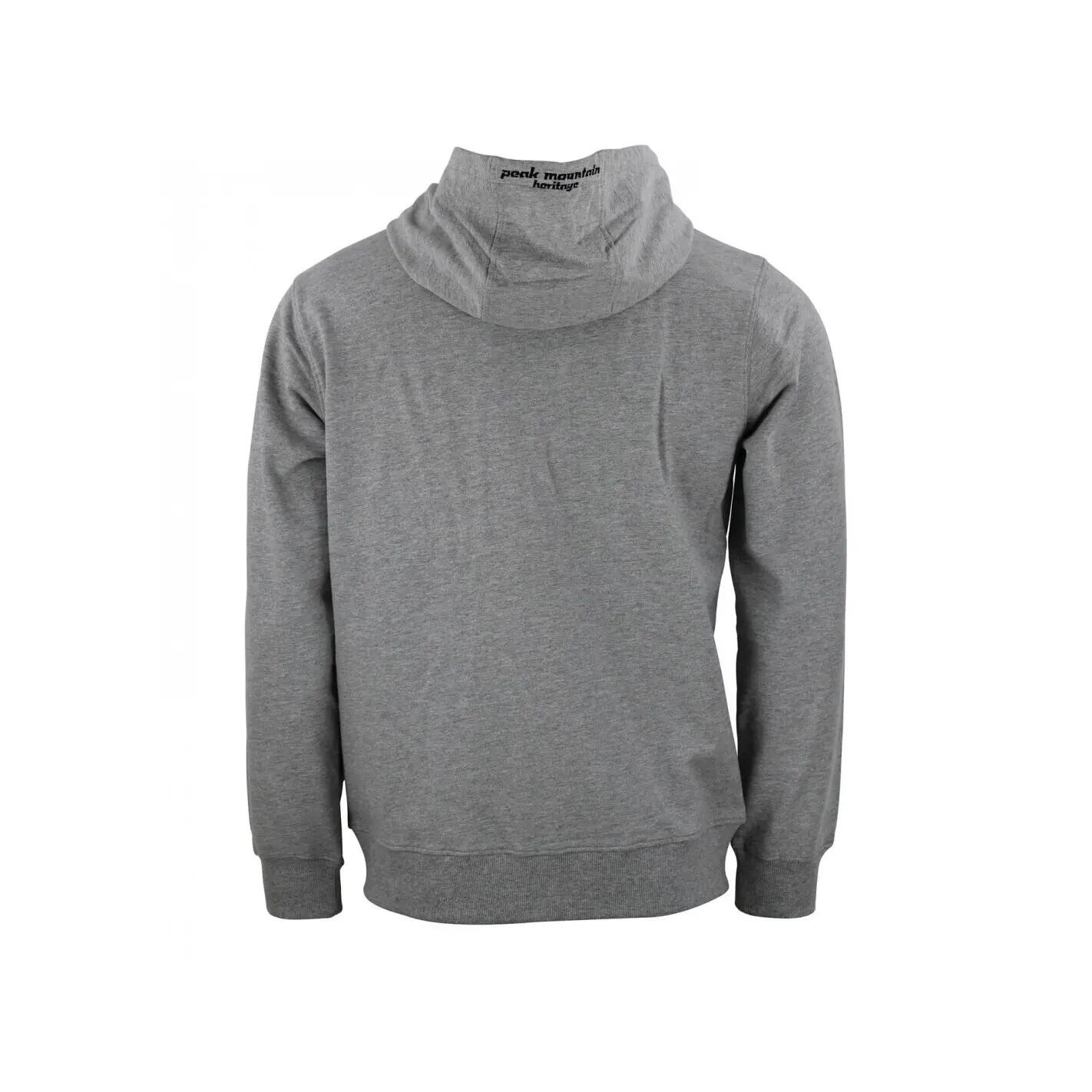 Sweatshirt aus Baumwolle mit vollem Reißverschluss Peak Mountain French Terry 3/4
