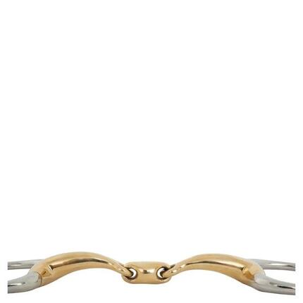 Mors olive pour cheval double brisure BR Equitation