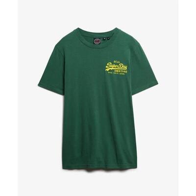 Casual t-shirt met geborduurd logo superdry vintage