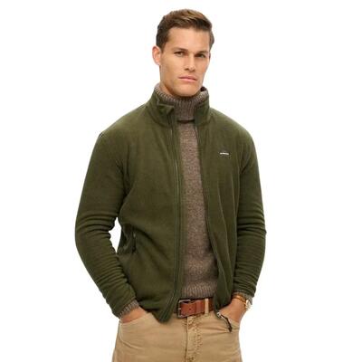 Fleece met rits superdry