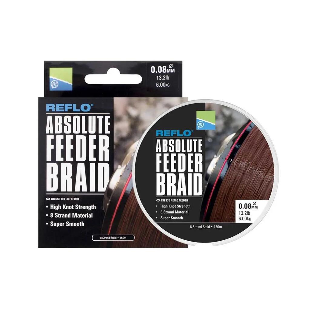 Stroke braid Preston Absolute Feeder Braid 0.08MM 150M