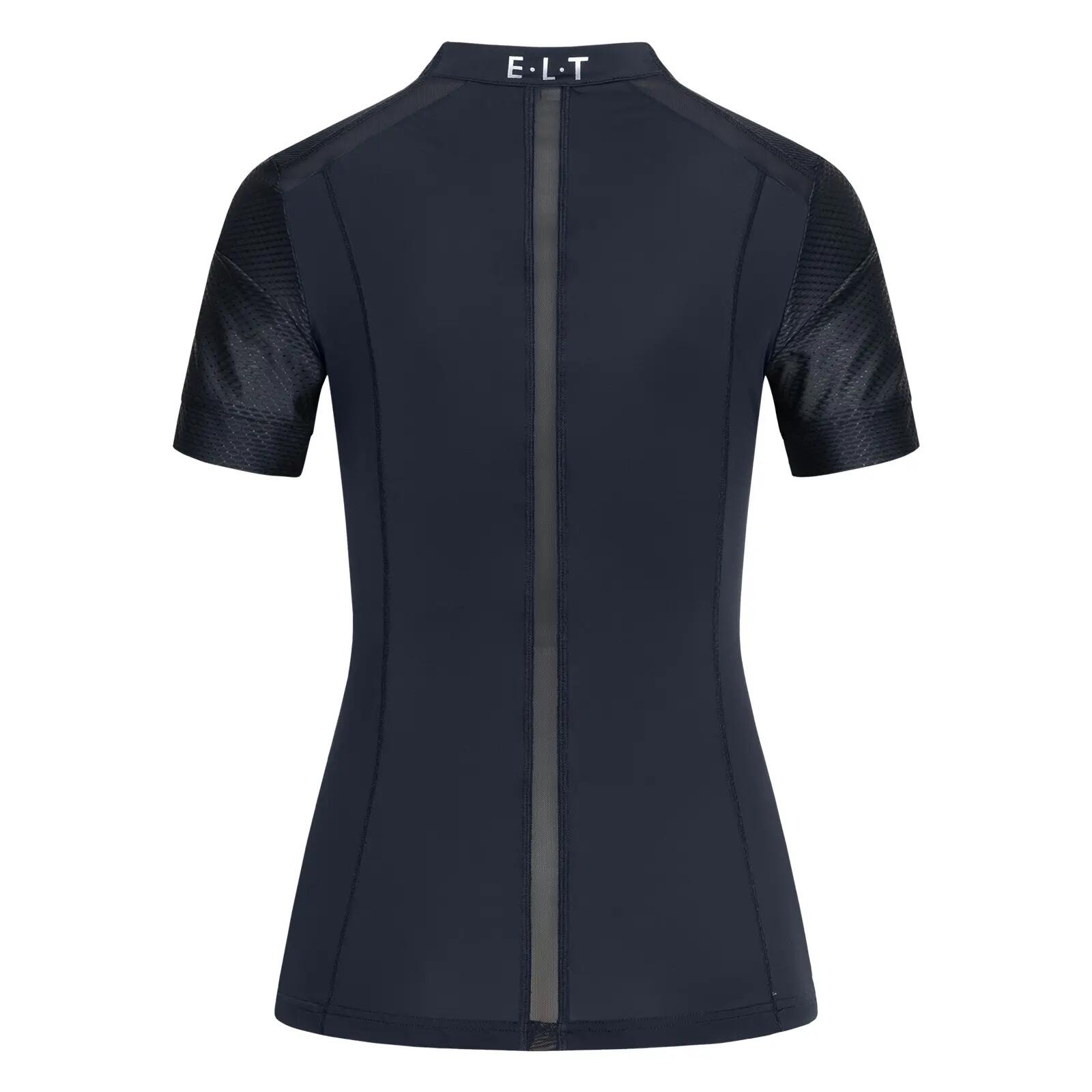 Polo d'équitation technique zippé femme ELT Nancy 4/7
