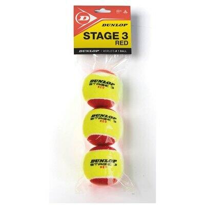 Satz mit 3 Tennisbällen Dunlop stage 3 2/2