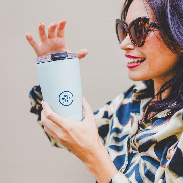 Vaso Térmico de acero Inox. Cool Bottles. Con envío gratis. Pastel Sky 330ml 7/7