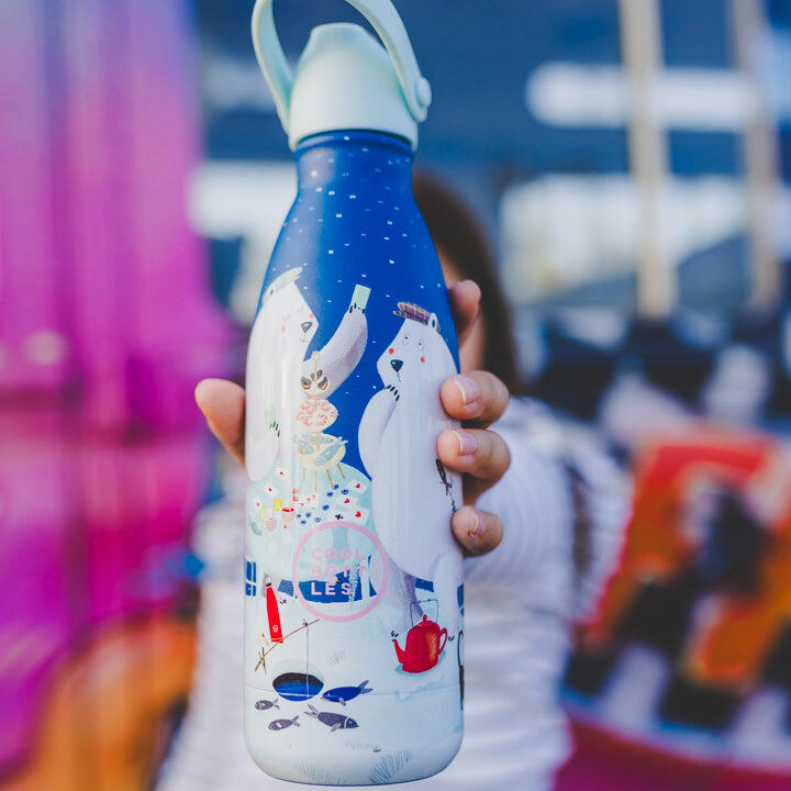 Botella Térmica para niños Cool Bottles. Con envío gratis. Polar Bears 350ml 5/5