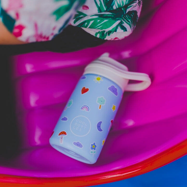 Botella Térmica para niños Cool Bottles. Con envío gratis. Rainbow Clouds 350ml 5/5