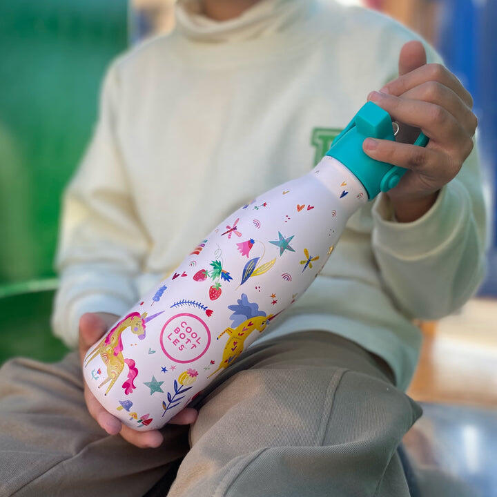 Botella Térmica para niños Cool Bottles. Con envío gratis. Funny Unicorns 350ml 5/5