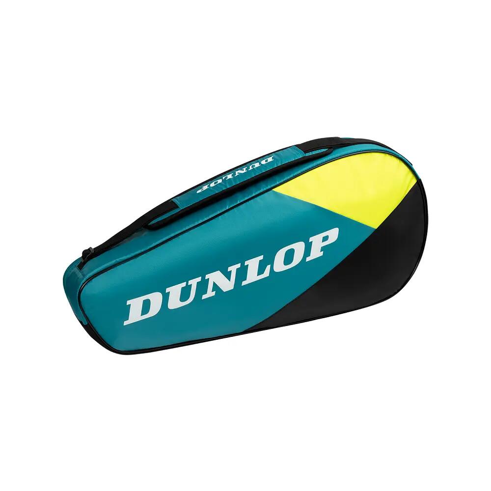 Dunlop SX Club 3 Tennis Racket Bag - Teal/Yellow