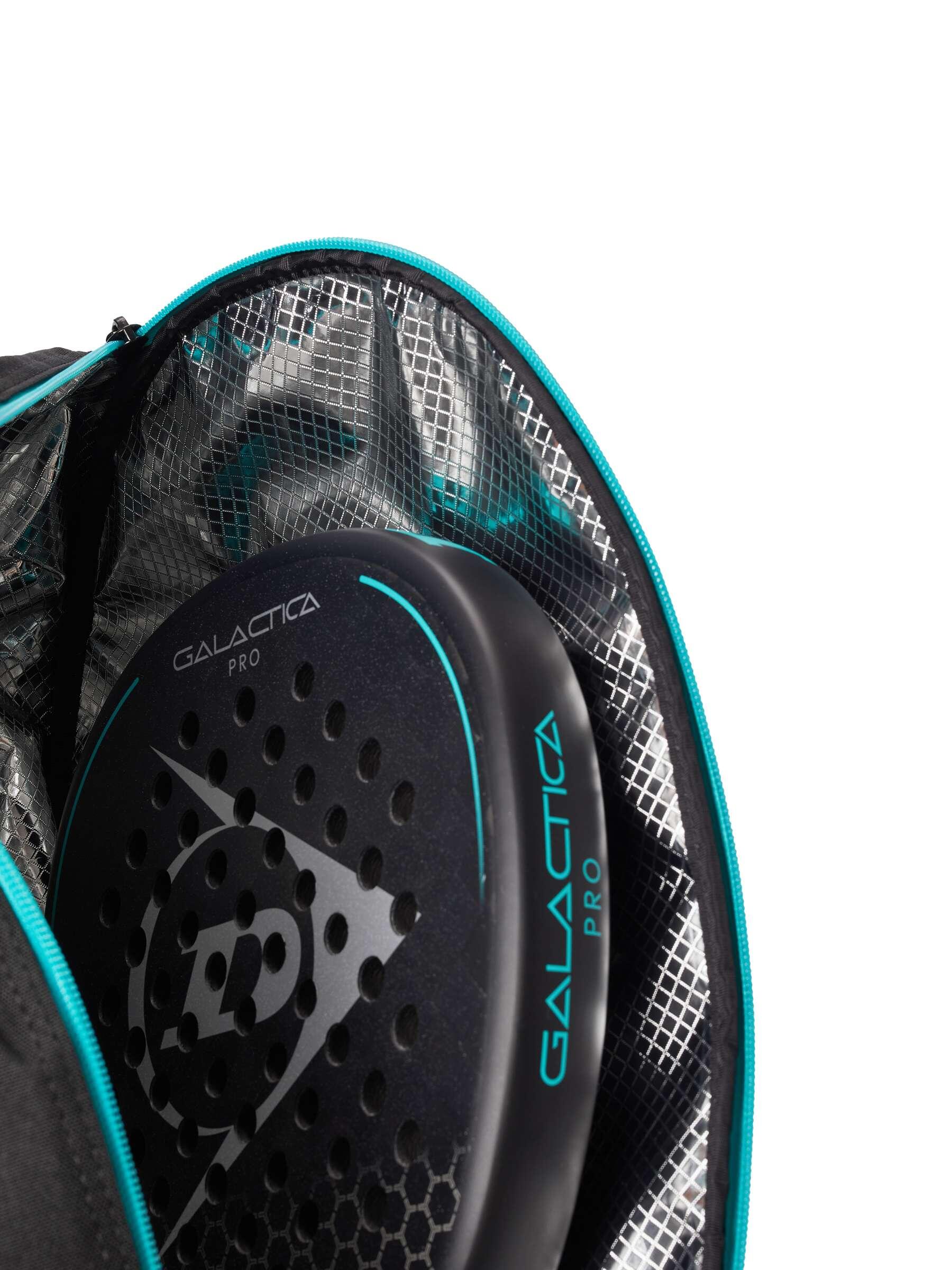Sac de Padel Dunlop Elite Noir/Pétrole 5/6