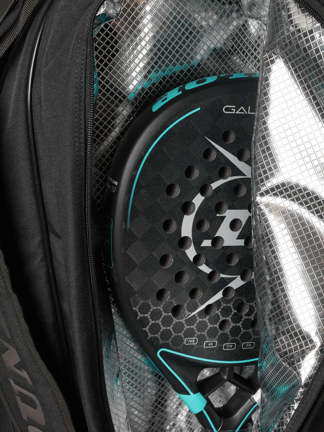 Sac de Padel Dunlop Elite Noir/Pétrole 6/6