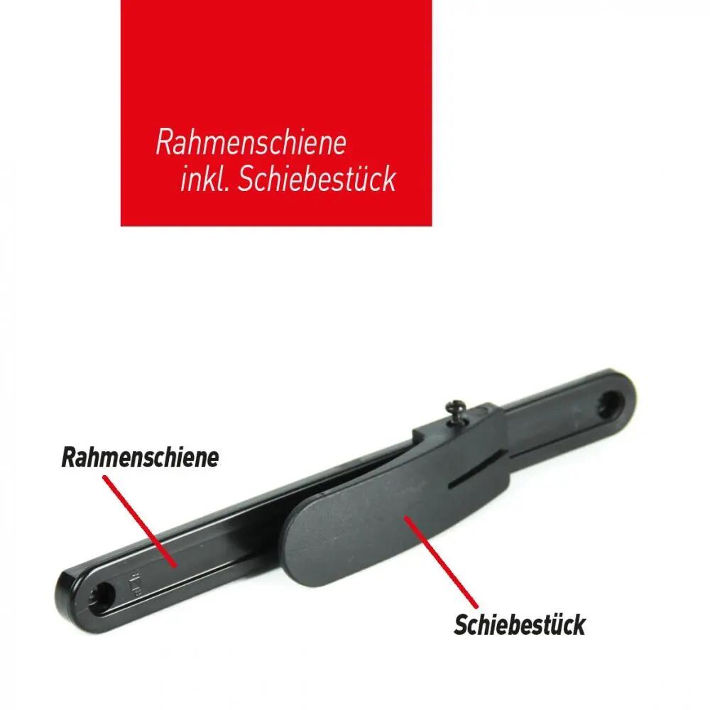 Haberland Rahmenschiene inkl. Schiebestück - stabile Befestigung in moderner ... 2/3