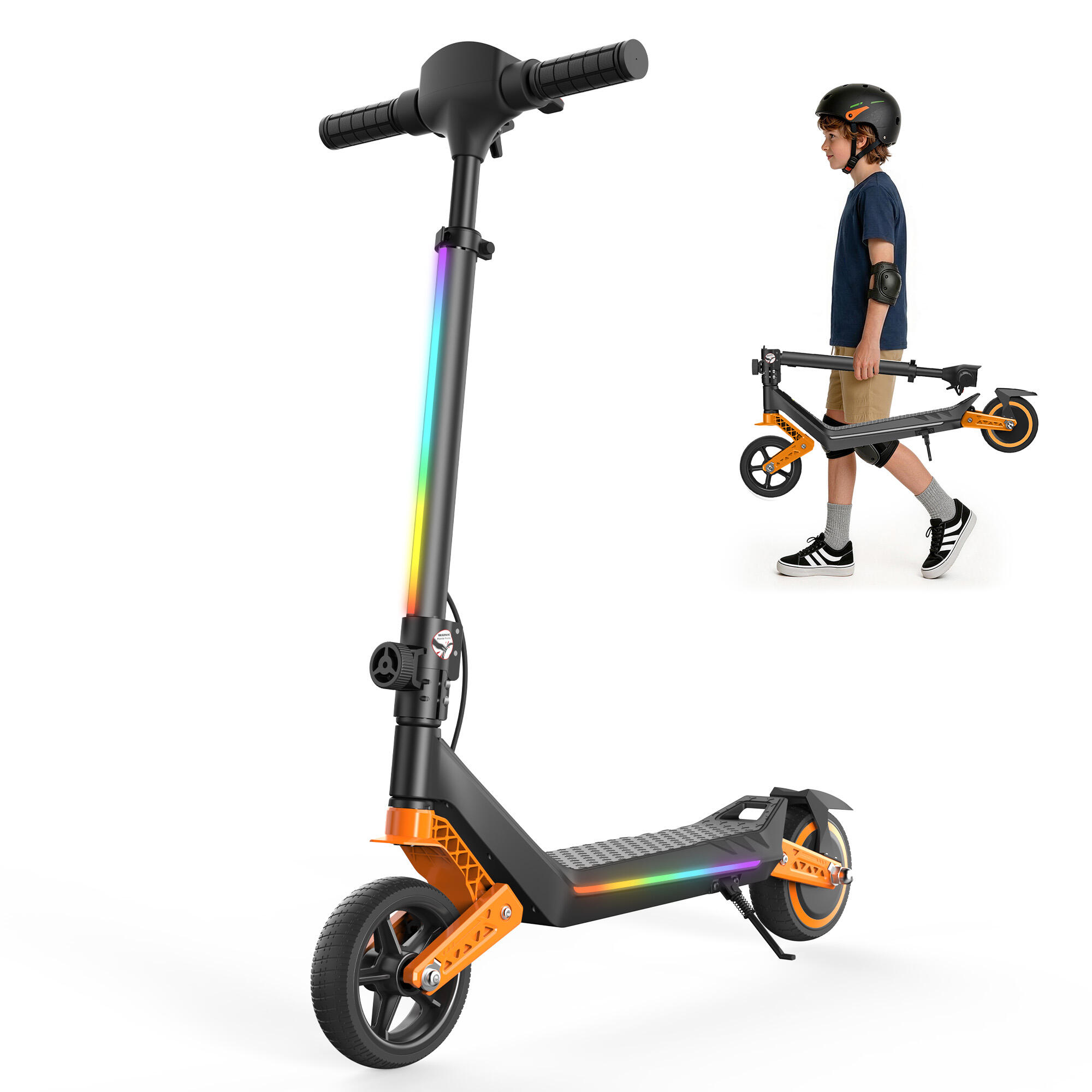 Trotinete Elétrica Infantil iScooter K6 com Bateria de 21,6 V 2,6 Ah